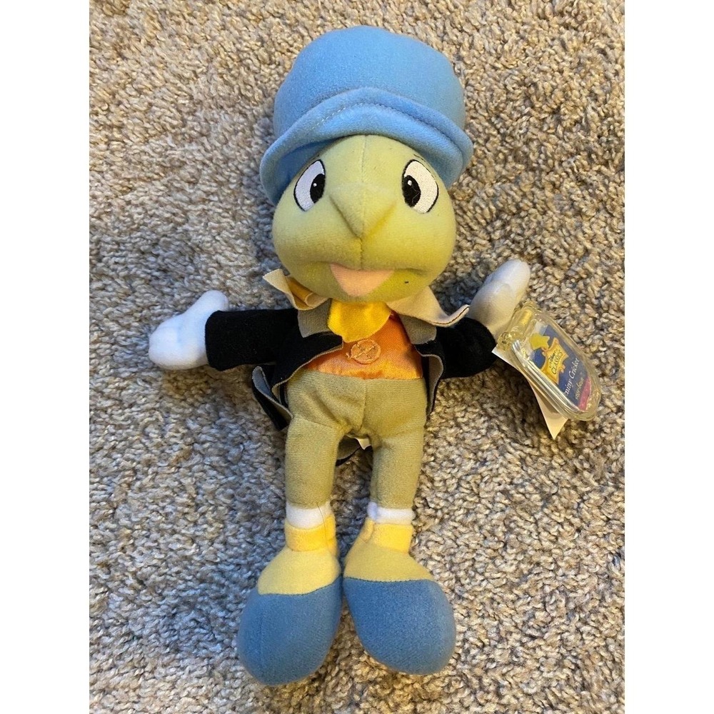 Jiminy Cricket Plush Stuffed Animal 9" Hang Tush Tags SKU3
